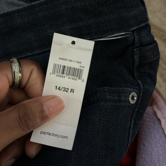 Gap straight leg Dark blue jeans - Picture 6 of 6